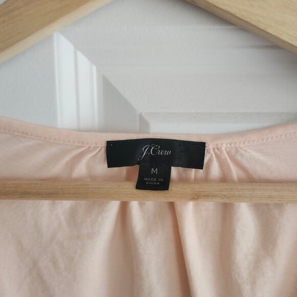 Peach ruffle shoulder tee - Picture 3 of 4